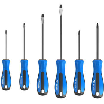 Набор отверток, SL / PH, 6 шт., BT031000, BRILLIANT TOOLS (BT031000)