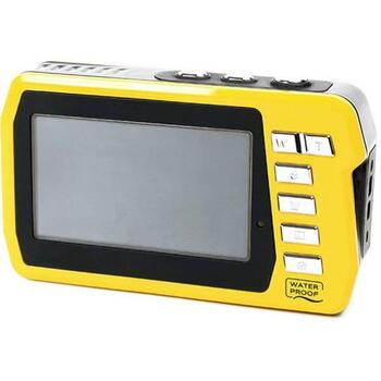 Easypix Aquapix W3048-Y Edge 10076, 13МП CMOS, 4K, 3м водонепроницаемый, 16x зум, двойной экран, WiFi (10076)