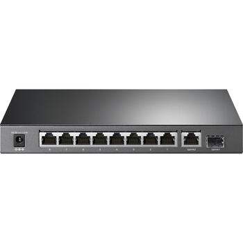 TP-LINK TL-SG1210P коммутатор, 9x1 Гбит/с RJ45, 1xSFP, 8xPoE+, 63 Вт, 20 Гбит/с, QoS, IGMP, без вентилятора (TL-SG1210P)