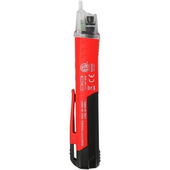 Uni-T UT12D-EU детектор напряжения, 24–1000 V, 90–1000 V, 50/60 Гц, 50 г, автоотключение, светодиодный индикатор, звуковой сигнал (UT12D-EU)