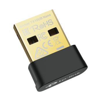 TP-Link Archer TX10UB Nano USB-адаптер, AX900, Wi-Fi 6, Bluetooth 5.3, 900Mbps, 2.4/5GHz, USB 2.0, WPA3, Windows 11/10 (ARCHER TX10UB NANO)