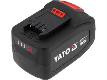 Yato akumulators YT-828464, 18V, 6000mAh, Li-Ion, 108Wh, 60A, ātrā uzlāde, uzlādes indikators (YT-828464)