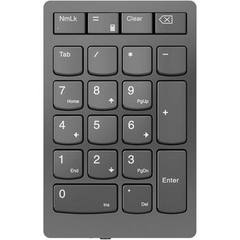 Lenovo Go Bezvadu Ciparu Klaviatūra 4Y41C33791, 21 taustiņi, 2.4 GHz, akumulators līdz 3 mēnešiem, kompakta dizains (4Y41C33791)