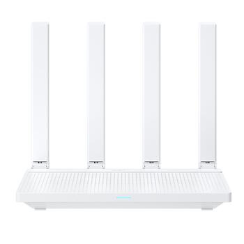 Wi-Fi маршрутизатор AX3000 Wi-Fi 6 двухдиапазонное беспроводное соединение AX3000T 802.11ax до ~3000 Mbps 574 Mbps @2.4 GHz 2402 Mbps @5 GHz 4× Gigabit LAN 4 антенны Белый Xiaomi (DVB4423GL)