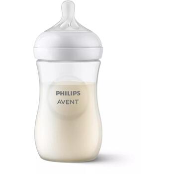 Philips Avent Natural Response детская бутылочка SCY903/01, 260 мл, 1 шт., соска Flow 3, 1 шт., антиколиковая, без BPA (SCY903/01)