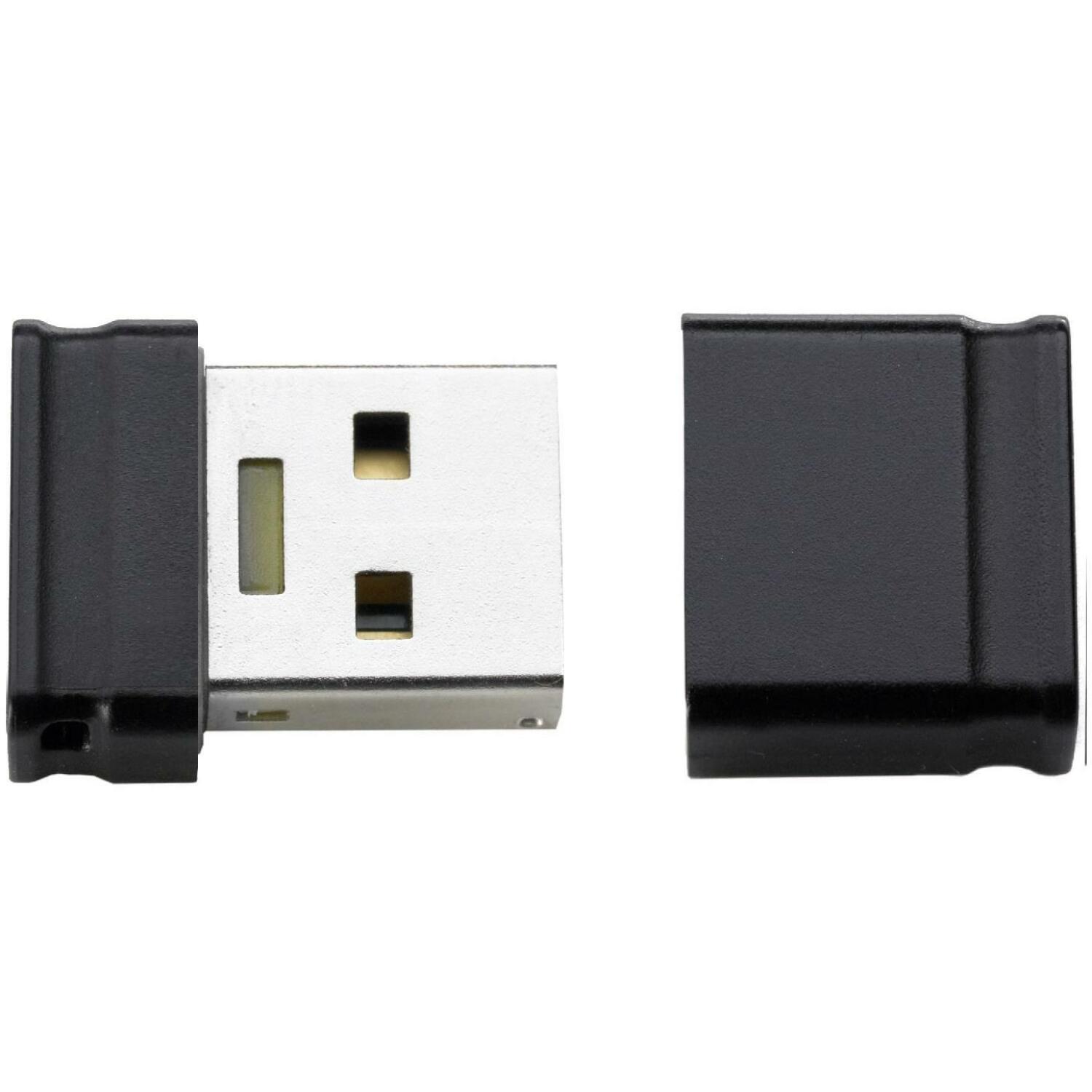 Intenso USB флеш-накопитель 3500470 16 ГБ, USB 2.0, Скорость чтения 16,5 МБ/с, Скорость записи 6,5 МБ/с, Черный, Пластик, Пыле- (3500470)