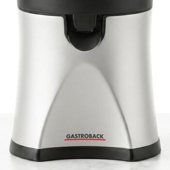 Gastroback цитрус-пресс 41148 Design Citrus Press Vita Juice, 85Вт, 1 скорость, нержавеющая сталь, автостарт, 2 конуса (41148)