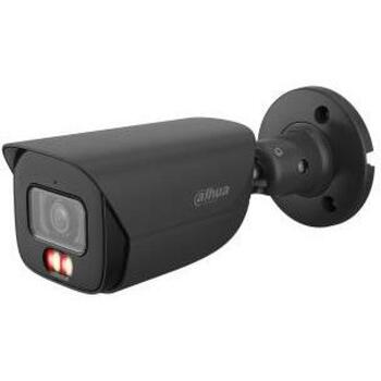 Dahua IPC-HFW3849E-AS-IL-0280B-B камера наблюдения, 8 МП, 30 м ИК, 30 м теплый свет, 12 ВDC/PoE, IP67 (IPC-HFW3849E-AS-IL-0280B-B)