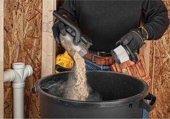 DeWalt DCV501LN-XJ аккумуляторный пылесос для строительных и мастерских работ 18V HEPA фильтр L класс 0.75L без аккумулятора и зарядного устройства Черный Желтый (DCV501LN-XJ)