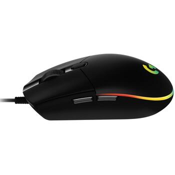 Logitech USB оптическая мышь G102 910-005823, 8000 DPI, 6 кнопок, RGB подсветка, 2.1m кабель (910-005823)