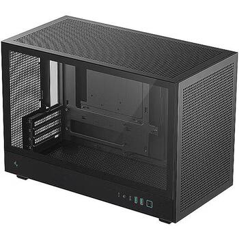 Deepcool CH260 datora korpuss Micro Tower R-CH260-BKNGM0-G-1, 2 x USB 3.0, 1 x USB-C, 1 x audio/mikrofons, 5.3 kg (R-CH260-BKNGM0-G-1)