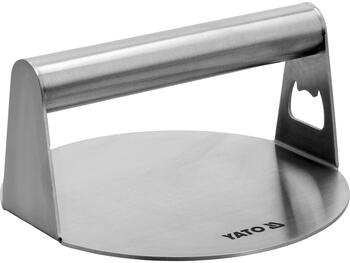 Yato burgeru prese YG-20135, 160 mm, 75 mm, 1.95 mm, 25 mm, 304 nerūsējošais tērauds, rokturis, ērta tīrīšana, pudeles atvērējs (YG-20135)