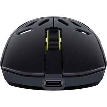 Corsair SABRE V2 PRO CH-931G100-WW spēļu pele, 33000 dpi, 2.4 GHz, Bluetooth, USB-C, optiskā, 5 pogas, melna (CH-931G100-WW)
