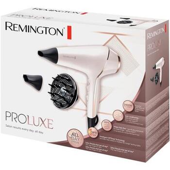 Remington фен ProLuxe AC9140, 2400Вт, 3 температурных режима, ионизация, диффузор, холодный обдув, складная ручка (AC9140)