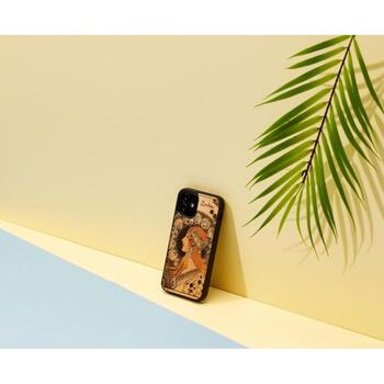 Man&Wood чехол M8570B, совместим с Apple iPhone 12 mini, 5.4, дерево, поликарбонат, с изображением (M8570B)