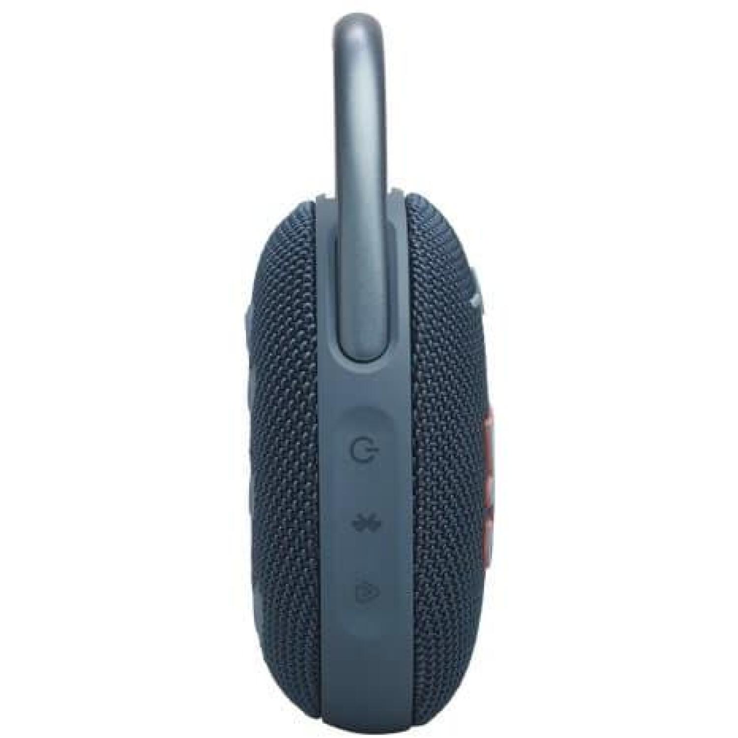 JBL Clip 5 портативная Bluetooth колонка JBLCLIP5BLU, 7 Вт, IP67, 15 ч, 95 Гц-20 кГц, карабин, синий (JBLCLIP5BLU)