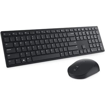 Dell Pro klaviatūra un pele KM5221W 580-AJRV, 2.4GHz, 3 pogas, bezvadu savienojums, akumulatori iekļauti, krievu (580-AJRV)