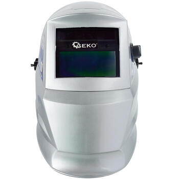 Metinātāja maska Profi pelēka, automātisks filtrs Geko (G01876)
