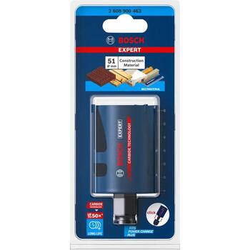 Bosch Construction caurumu zāģis 2608900480, 5.1cm, karbīds, HEX, sausai urbšanai, kokam, 1gab (2608900480)