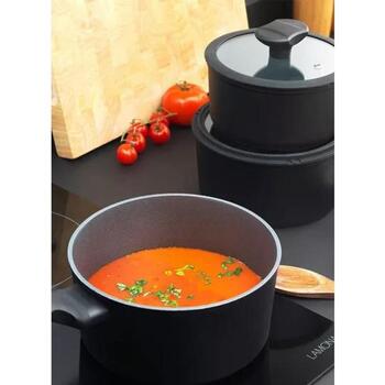 Russell Hobbs Высокий набор кастрюль RH02131EU7, 16см, 18см, 20см, 3 x стеклянные крышки (RH02131EU7)