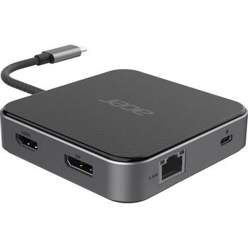 Acer 7-in-1 USB Type-C док-станция HP.DSCAB.013, 1xRJ-45, 1xDisplayPort, 1xHDMI (HP.DSCAB.013)