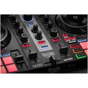 Hercules DJ обучающий комплект MK2 4780949, 2-канальный, USB подключение, колонки, выход для наушников (4780949)