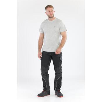 Yato Рабочие брюки YT-79444, XXL, 196-204 см, 98-102 см, 240 г/м², 64% полиэстер, 34% хлопок, 2% эластан, 9 карманов, молния (YT-79444)