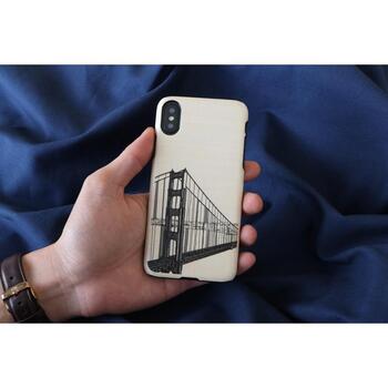 Man&Wood Чехол M8055B, 5.8'', С изображением, Apple iPhone XS / X, натуральное дерево, поликарбонат (M8055B)