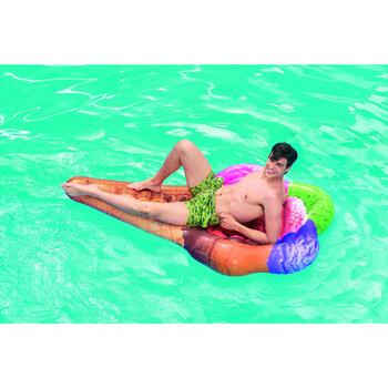 Bestway 43183 Плавательный матрас, 1780мм, 1250мм, 90кг, 2 камеры, винил, разноцветный (43183)
