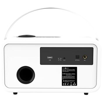 White Shark Bluetooth колонка GBT-630-W, 30 W, 50 Hz-20 kHz, ≥97 dB, 6 ч, 2,75 дюйма + 4 дюйма динамики, RGB LED (GBT-630-W)
