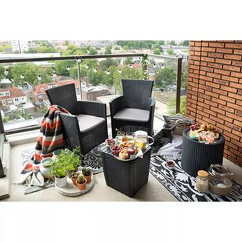 Keter Cool Stool 29200045939, 43.7x43.7x44.3cm, скамейка 3-в-1, ведро для льда, устойчив к УФ (29200045939)