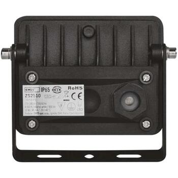 Emos LED прожектор ILIO ZS2510, 10,5 Вт, 950 лм, черный, нейтрально-белый, IP65, 120°, 25 000 ч (ZS2510)