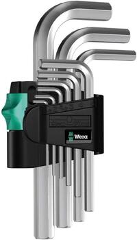 Seškanšu atslēgu komplekts 950/9 Hex-Plus 5 L-key set (9gab.) 05021406001 WERA (021406&WERA)