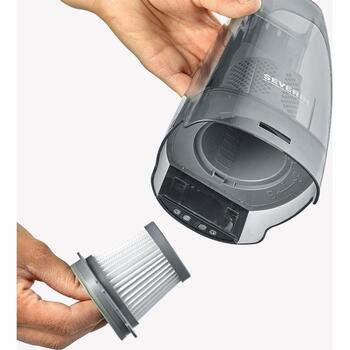 Severin HV 7147, беспроводной пылесос, 18.5V, 2.2Ah, 120W, 5.5kPa, 0.65L, 50min, LED, турбощетка (7147)
