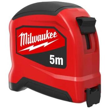 Milwaukee 4932498783 SLIM рулетка, 5м, 19мм, класс II, компактная, эргономичная, ударостойкая (4932498783)