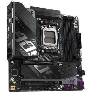 Gigabyte Mātesplate X870M A ELITE WF7, DDR5, AM5, 2xSATA, 2xM.2, 4xUSB 2.0, 6xUSB 3.x, 1xHDMI, 1xRJ-45, 4xDIMM, 256GB RAM (X870M A ELITE WF7)