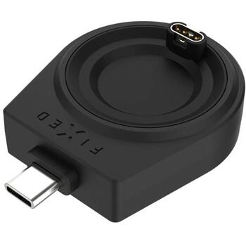 Fixed зарядное устройство USB-C FIXDW-GA-BK, 2.5W, 1x24 pin USB-C, черный, для смарт-часов (FIXDW-GA-BK)