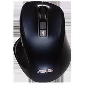 Asus optiskā pele MW202 90XB066N-BMU000, 2.4GHz, 4000 DPI, 6 pogas, akumulators AA, klusa darbība, ergonomisks dizains (90XB066N-BMU000)