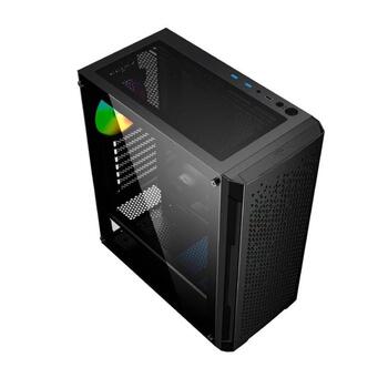 Gembird Корпус компьютера Fornax 400X CCC-FC-400X, 390x200x449mm, 6 отсеков для дисков, 1xUSB 2.0, 2xUSB 3.0, 12см вентилятор (CCC-FC-400X)