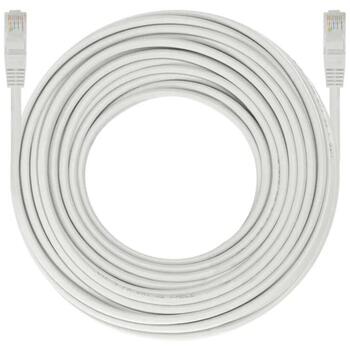 Emos UTP патч-кабель CAT5E S9127, 15 м, 8 проводов, RJ45/RJ45, серый, PVC, 1000 Base-T (S9127)