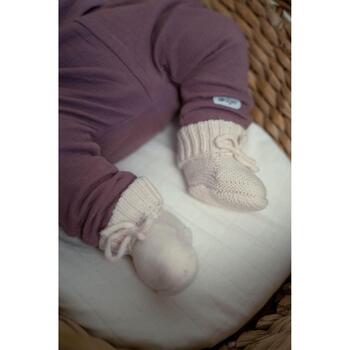 Lodger Slipper Folklore Merino шерстяные пинетки, Birch, 0-6m, SLM 599_0-6, 100% мериносовая шерсть, осень/зима, унисекс (SLM 599_0-6)