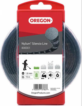 Oregon леска для триммера 800001, 1,6 мм, 15 м, Nylium Silencio (800001)