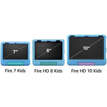 Amazon Fire HD 10 Kids планшет B0CXKWQP3H, 32 ГБ, 10,1 дюйма, 3 ГБ, 13 ч, синий, родительский контроль, USB-C (B0CXKWQP3H)