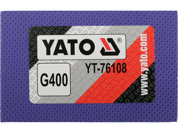 Yato Dimanta sūklis YT-76108, 90x60x30 mm, G400, violeta, gumijas, metāla, stikla, marmora, granīta, keramikas slīpēšanai (YT-76108)