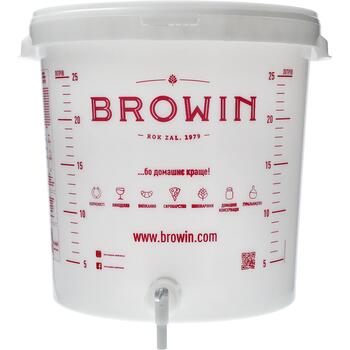 Browin Fermentācijas tvertne 30 L, 340450, 30 L, polipropilēns bez BPA, ar krānu, ar gaisa slēgvārstu (340450)