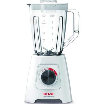 Tefal Блендер Blendforce II BL420131, 600 Вт, 2 л, пластиковая чаша, дробление льда, белый (BL420131)