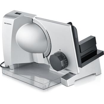 Severin Нож для нарезки AS 003917, 130W, 0-23mm, нержавеющая сталь, съемный нож, гигиеническая очистка (AS 003917)