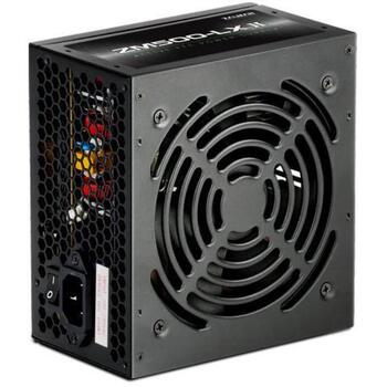 Zalman ZM500-LXII barošanas bloks, 500W, 85%, aktīvais PFC, ATX, 12cm ventilators, 6xSATA, 2xPCIe, 20+4pin, nemodulārs (ZM500-LXII)