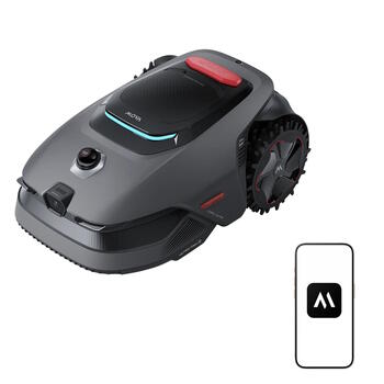 MOVA LiDAX Ultra 1600 robotizēts zāles pļāvējs bez vada 1600m² LiDAR navigācija MXXM5100 Pelēks (MXXM5100)