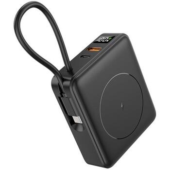 Tracer Пауэрбанк TRABAT47643, 10000 мАч, 15 Вт беспроводная зарядка, 20 Вт Power Delivery, Quick Charge 3.0 (TRABAT47643)